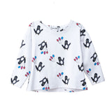 Camiseta estampada pingüinos
