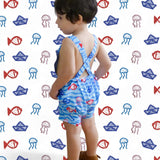 Peto bebé con estampado Mar